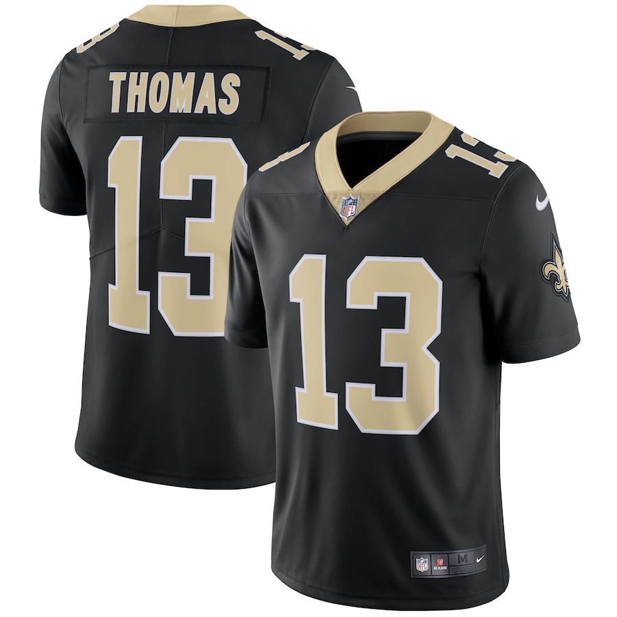 Men New Orleans Saints #13 Michael Thomas Nike Black Vapor Untouchable Limited Player NFL Jersey